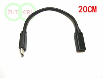 

50pcs Extension Cable Type C Extender Cord Male to Female Compatible 20cm