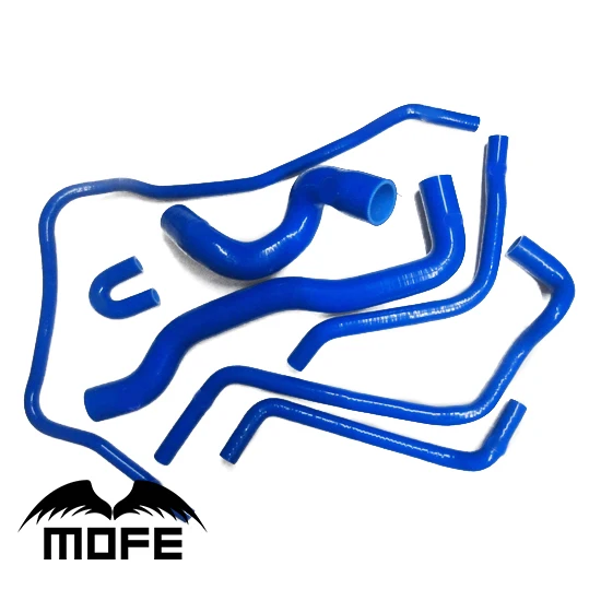 

8 Colors Original Logo 7PCS Racing Car Coolant Heater Silicone Hose Kit For Saab 9-3 2.0T 1998-2002