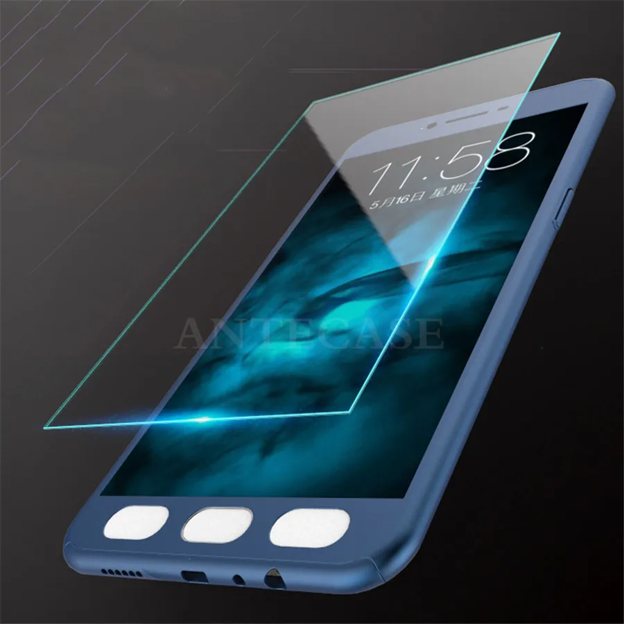 Чехол для Samsung Galsxy Note 3 4 5 360 чехол A6 A8 Plus A7 2018 S7 S6 S5 полностью закрытый телефона из