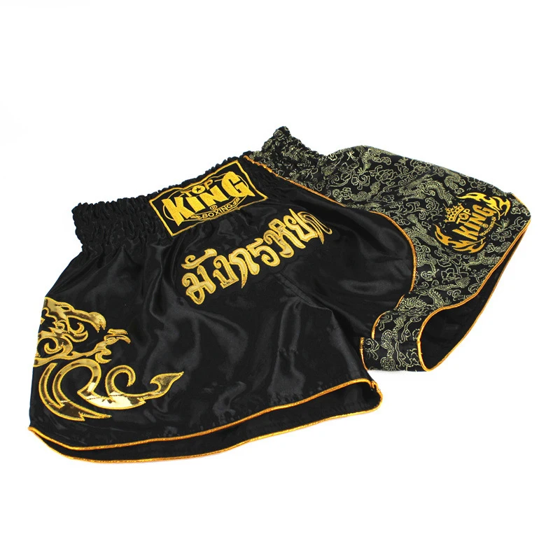 4 цвета шорты Muay thai для кикбоксинга спортивные mma штаны взрослых цвета: черный
