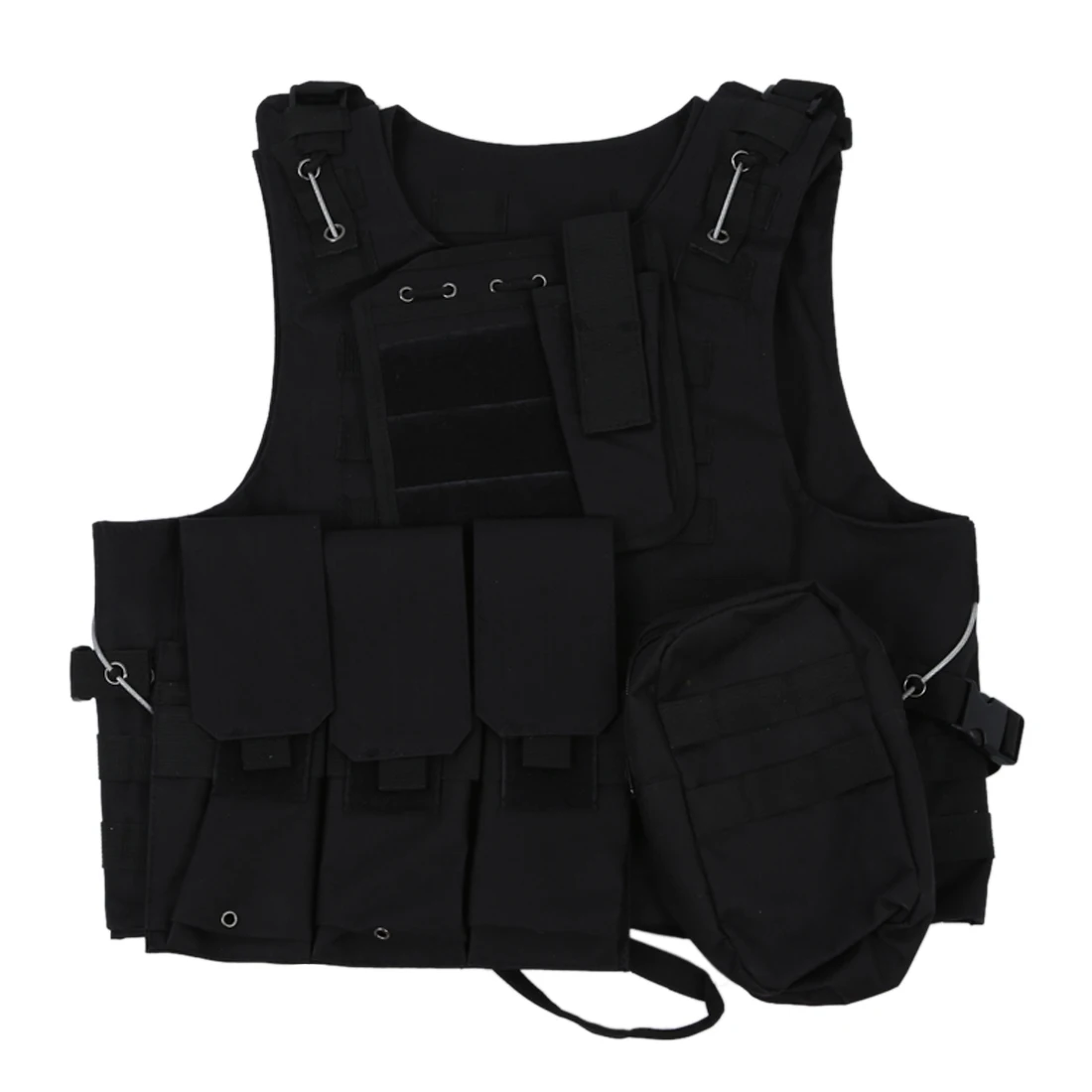 

Vest Nylon Jacket Black MOLLE Tactical Combat Airsoft Paintball