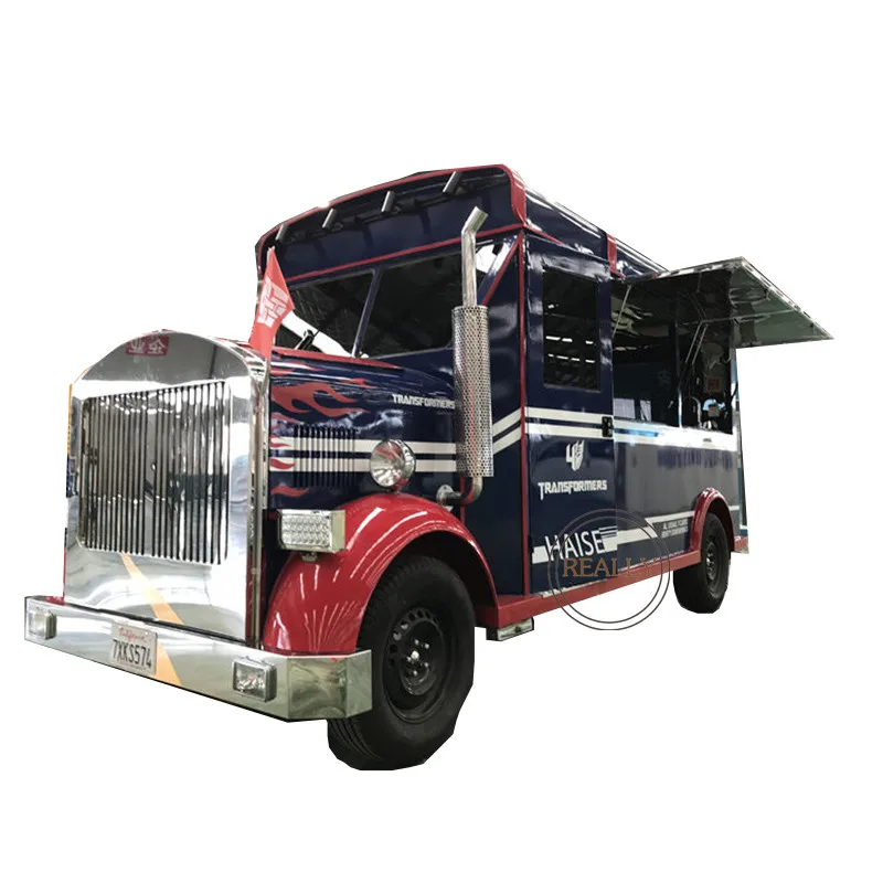 5m Mobile Electric Food Van Breakfast Trailer Snack Truck For Sale With