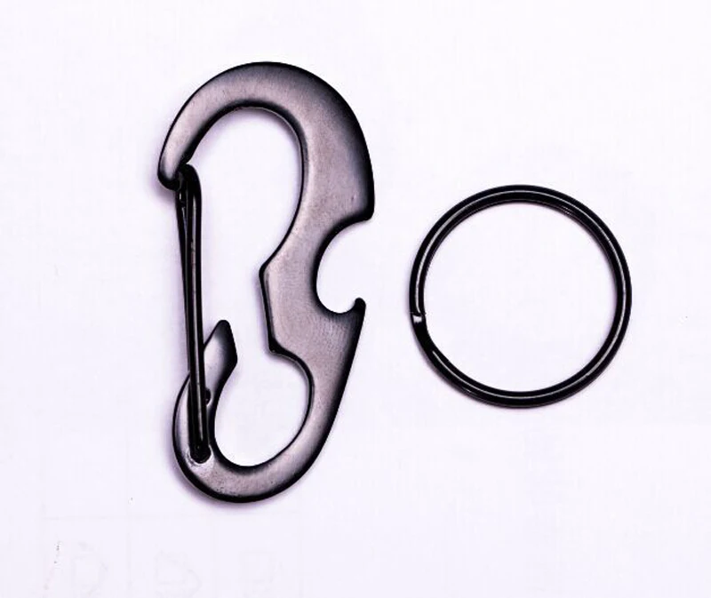 Carabiner with bottle opener