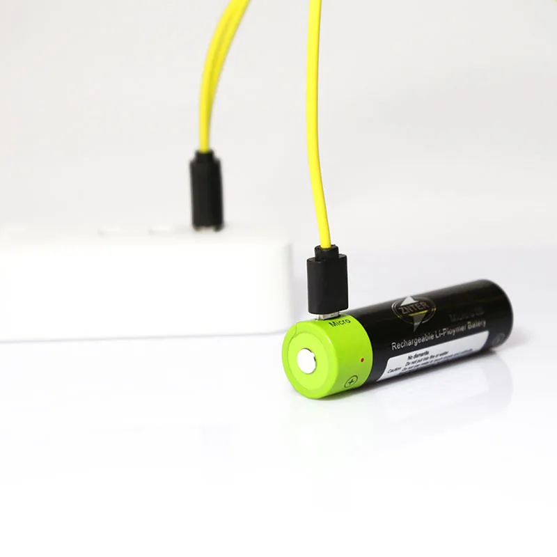 

ZNTER 18650 Rechargeable Battery 3.7V 2A 1500MAH USB Charging Rechargeable Lithium Batteries with USB Cable Pilha Recarregavel