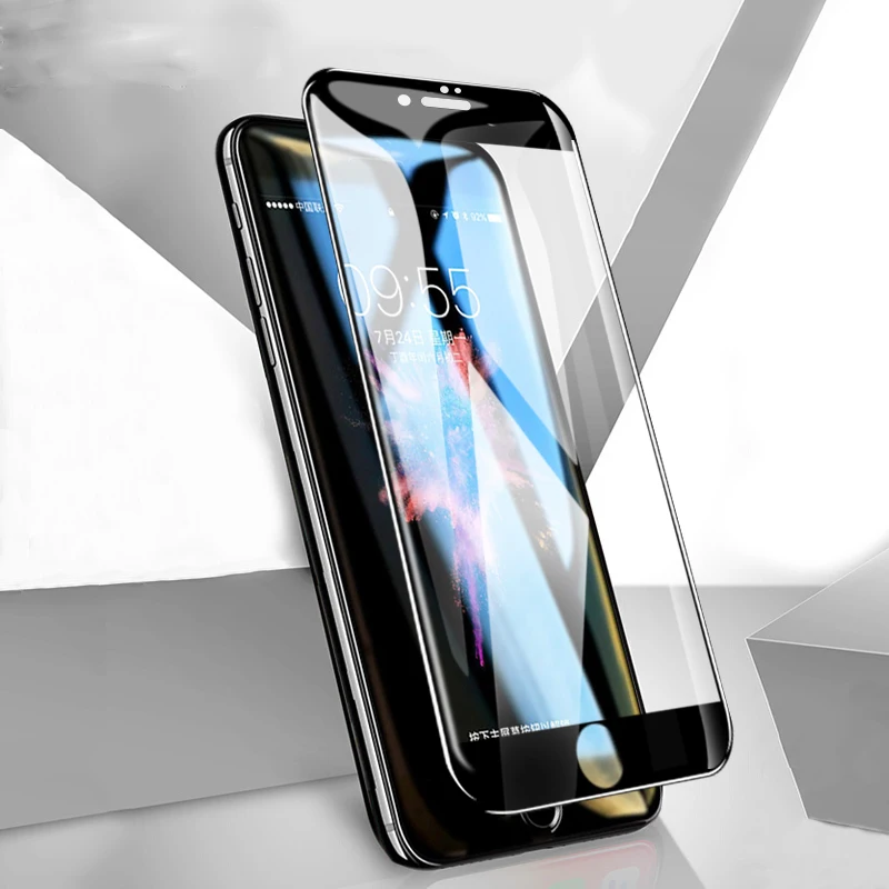 

WIT@WITACE Glass For iPhone 7 Plus Tempered Screen Protector Anti Shatter 5D Curved Edge For iPhone iPhone 8 7 6 6S Plus X Glass