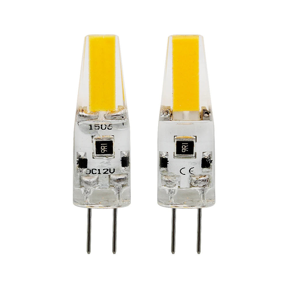 G4 LED Lamp Dimmable 3W 6W COB LED Bulb 12V DC Mini Light 360 Beam