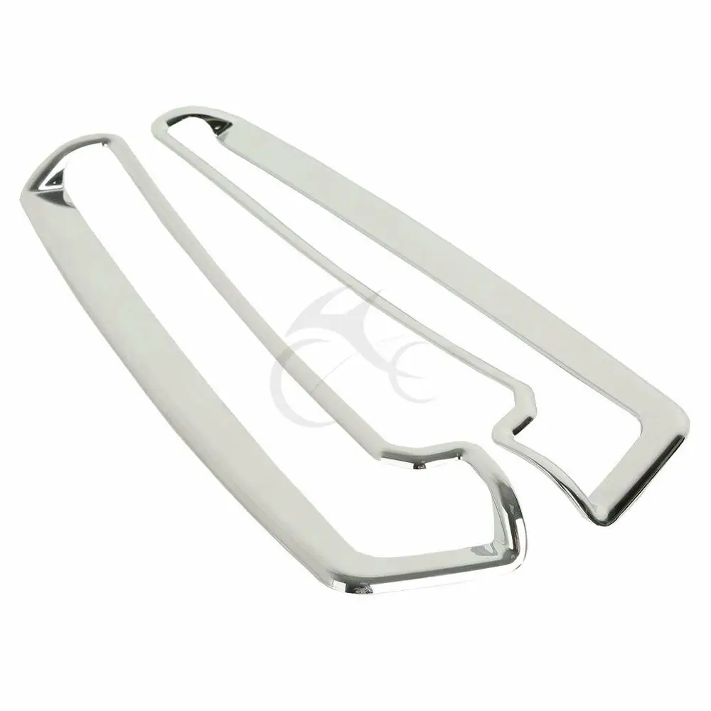 

Motorcycle Tour-Pak Side Marker Light Trim For Harley Electra Tri Glide Models 2014-2018 15 16 17