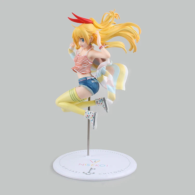 Новая Аниме Фигурка 23 см Nisekoi Kirisaki Chitoge 1/8 масштаб предварительно окрашенная ПВХ фигурка Коллекционная модель Рождественский подарок B19