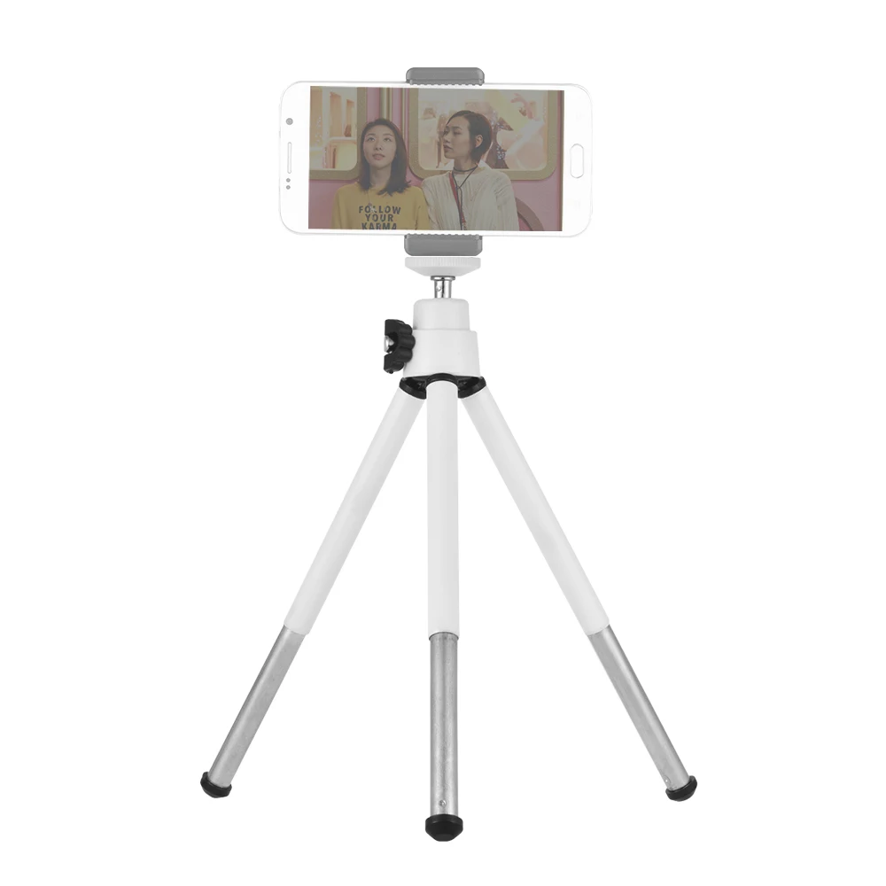Mini Tripod 2-Section Extendable Desktop Tripod Stand Holder 1/4 Inch Screw Mounts for Phone ILDC Max. Load 0.5kg Black
Mini Tripod 2-Section Extendable Desktop Tripod Stand Holder 1/4 Inch Screw Mounts for Phone ILDC Max. Load 0.5kg Black