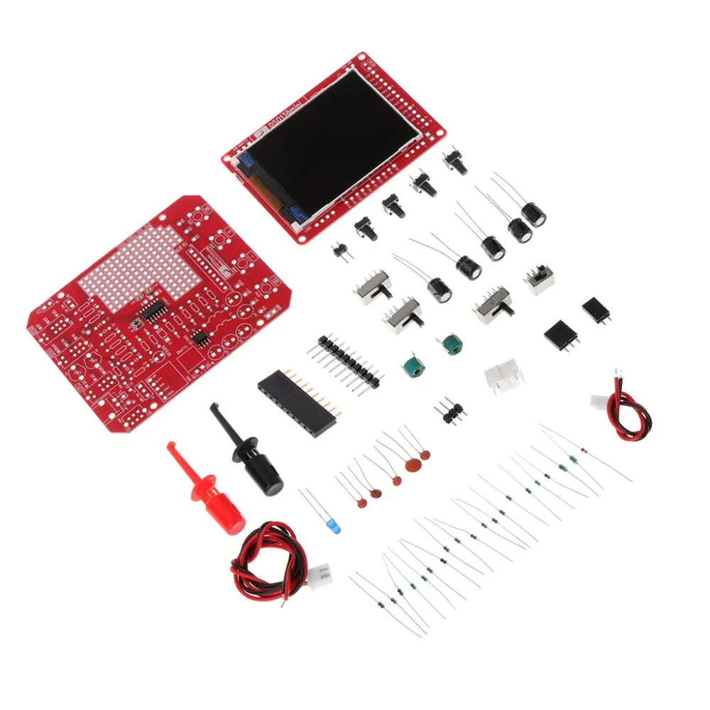 ANENG Новый DSO138mini цифровой осциллограф Набор DIY обучения карманный размер DSO138