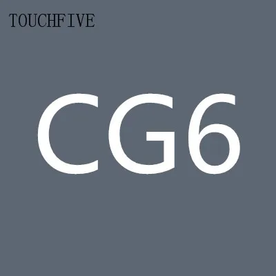 CG6 1 шт. TouchFive на выбор, 168 цветов, маркеры для эскизов, маркеры на спиртовой основе, набор цветных маркеров, товары для рукоделия, ручка для школы - Цвет: CG6