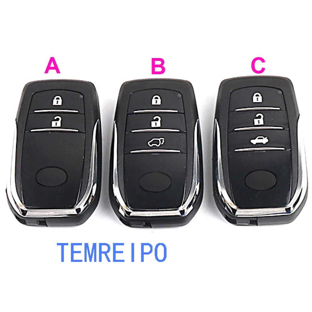 

5pcs/lot Smart Remote Key Case Shell fit for Toyota Camry Highlander RAV4