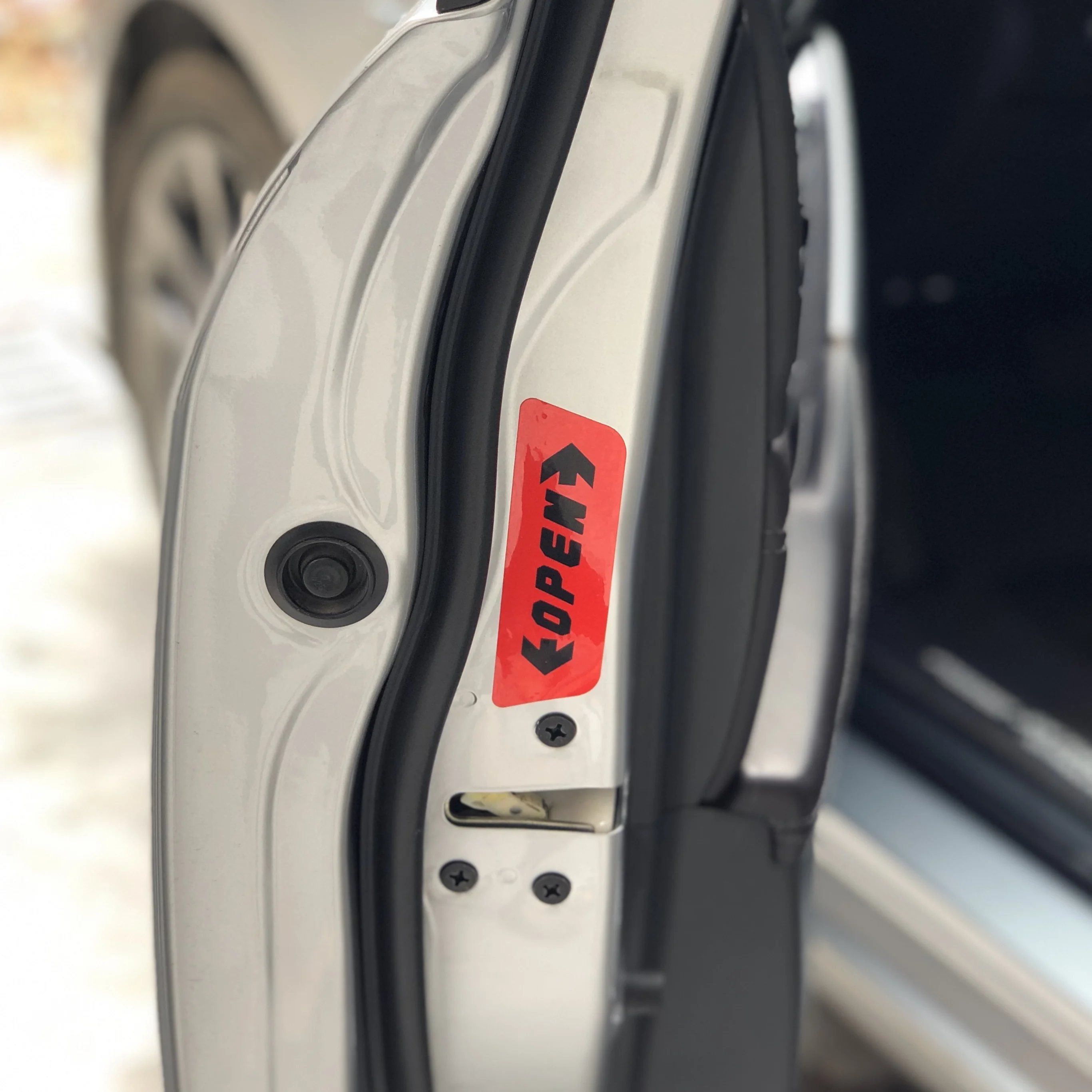 

Car Door Opening Warning Safety Sticker for UAZ 31512 3153 3159 3162 Simbir 469 Hunter Patriot