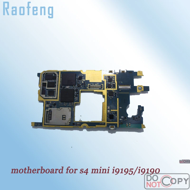 

Raofeng Unlocked for Samsung galaxy S4 mini i9195/i9190 motherboard 8gb whole function mainboard with full chip Logic Board