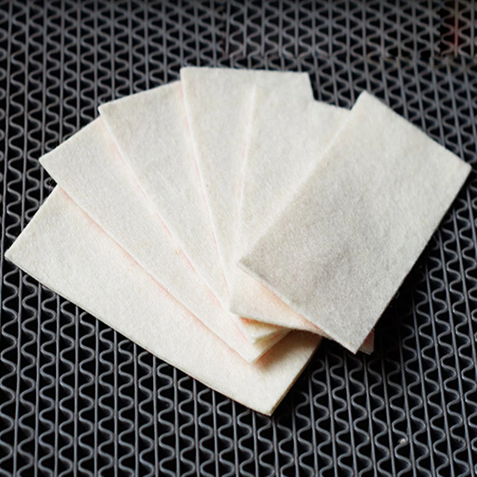 

5*10.5cm pre-cut felt buffers 3M self-adhesive felt Squeegee strips cover 10pcs/pack MX-20E