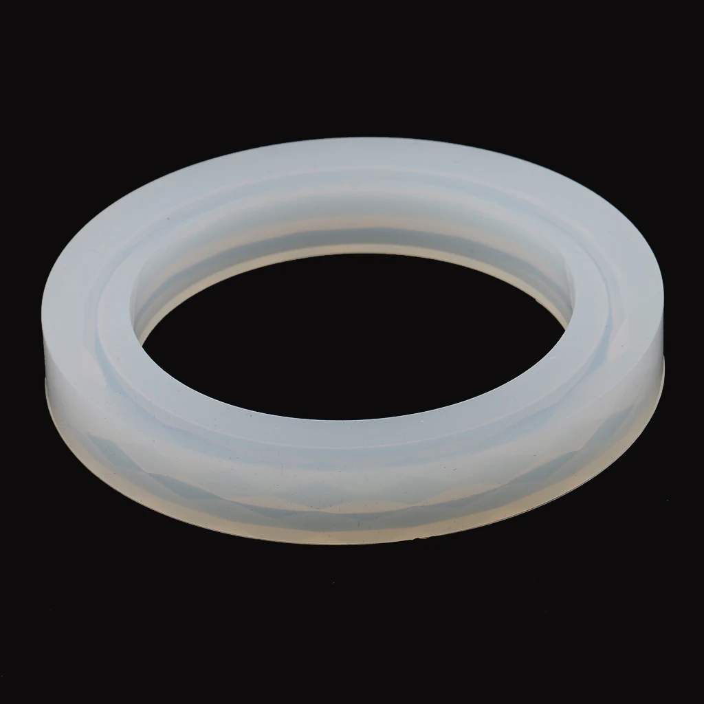 2 Sizes Round Silicone Mold Bracelet Casting Mould For Epoxy Resin Bracelet Bangle DIY Jewelry Tools