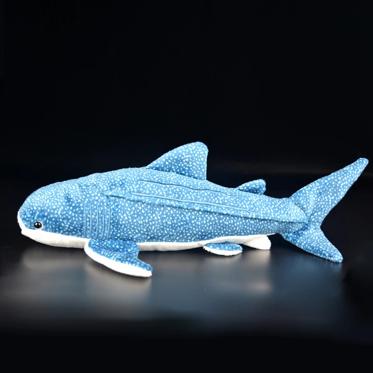 1pc 35cm simulation shark New Arrival Stuffed Ocean Animal Realistic Fish Lifelike Plush Toy Soft Toy Whale shark