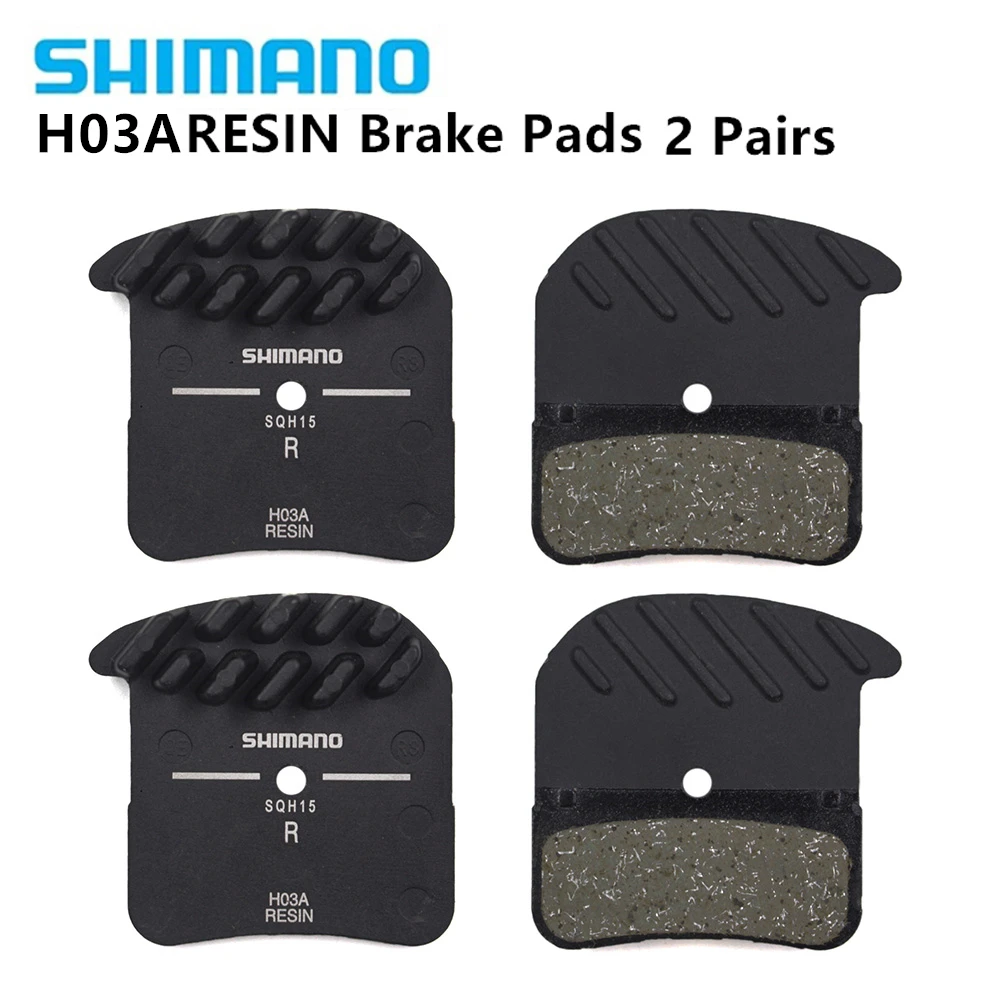 Shimano H01A Resin Disc Brake Pads and Spring with Fins for Saint BR M820 Zee