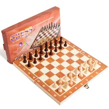 Chess Game Classic Wooden 30 x 30 cm high quality 2019, Game Table, Magnetic Folding Board, packing Wood Chess