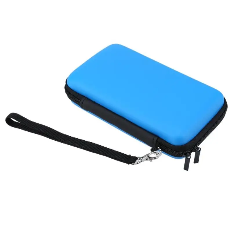 Портативная Жесткая Сумка для хранения для kingd 2DSXL чехол защитный держатель сумки для nintendo 3DS New 3DS NDSI NDSL - Цвет: Синий