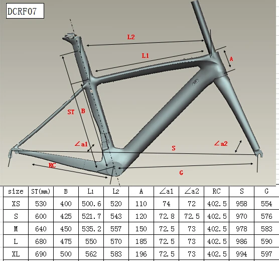 Excellent 2019 Seuqel DCRF07 carbon bike road frame T800 BB30/BSA OEM color carbon bicycle frame for high people 1