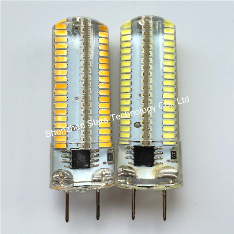 G4 G8 G9 E11 E12 SMD3014 152led 12 Вт AC110V AC220V светодиодные лампочки хрустальные люстры матовый кукурузной формы огни 10 шт./лот