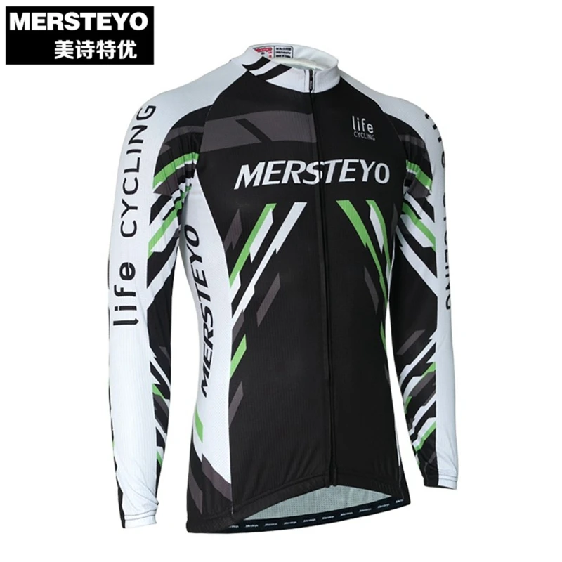 Mersteyo мужская команда майки для велоспорта Осенняя Спортивная одежда рубашки с длинными рукавами летняя Светоотражающая куртка УФ Защита Одежда для верховой езды