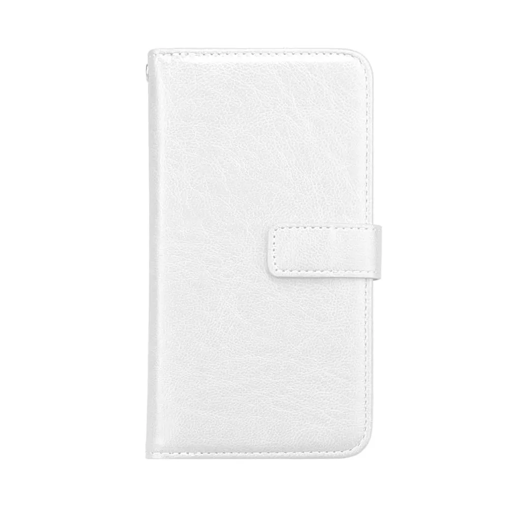 white Деловой кожаный чехол для nokia 2 3 5, простой чехол, сумка для nokia 6, кошелек, слот для карт, рамка, бампер для nokia 6. 1, полная защита - Цвет: white
