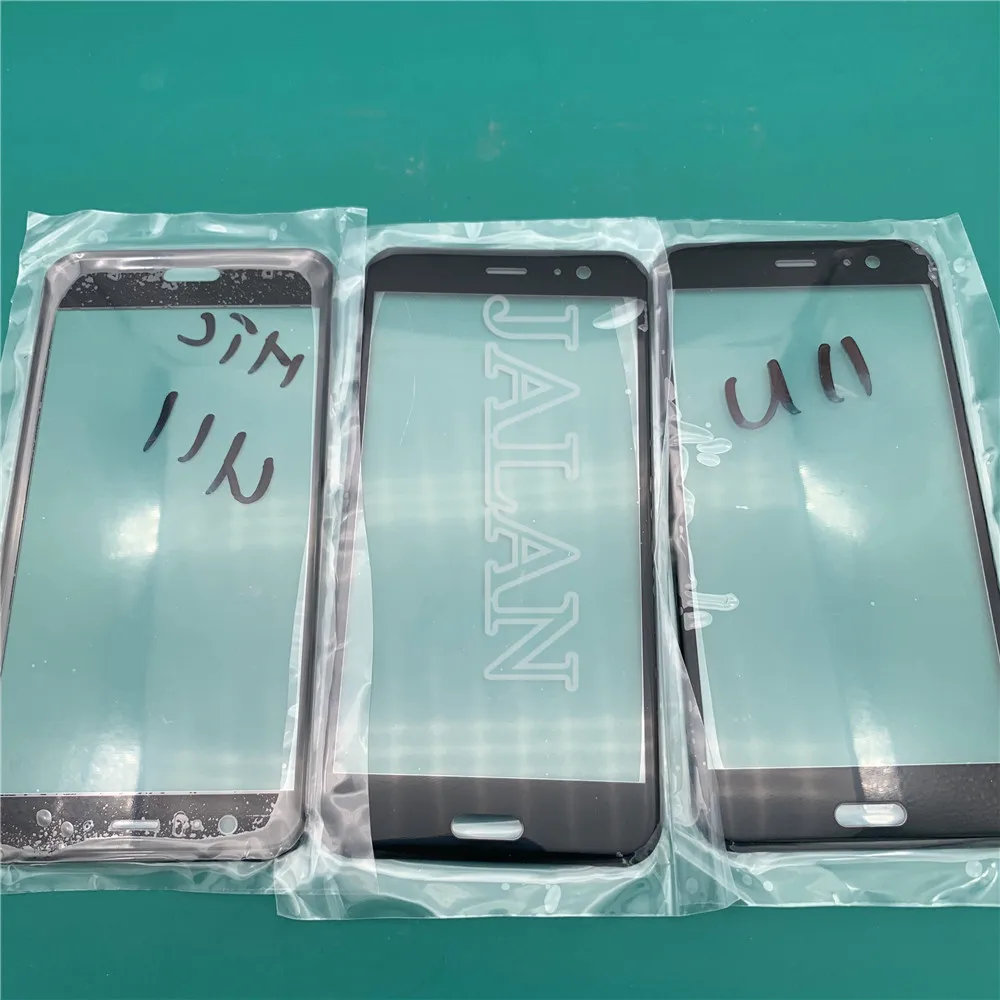 Переднее внешнее стекло для HTC U11 треснувшая изогнутая стеклянная панель ЖК