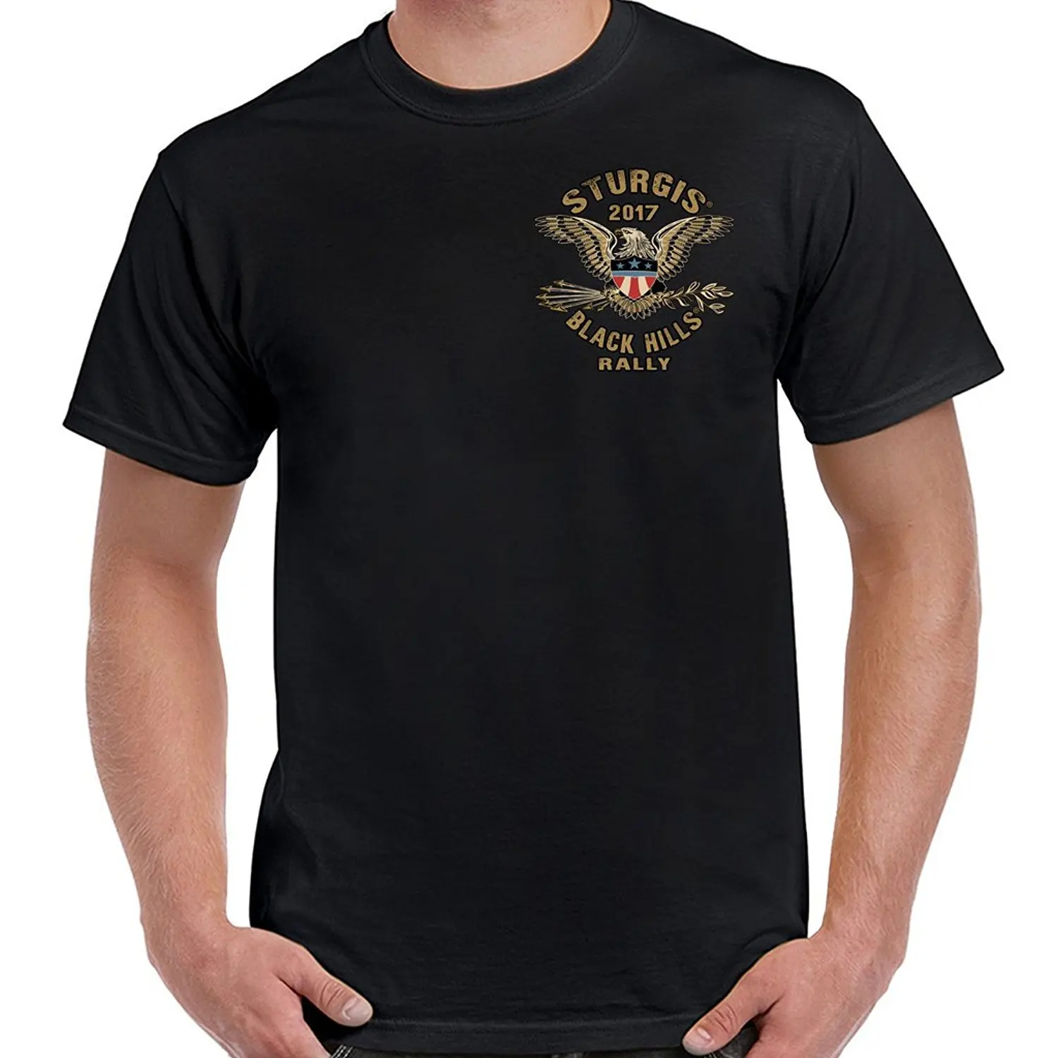 Новая летняя повседневная мужская футболка Байкерская жизнь США Sturgis Орел футболка "Тюлень"