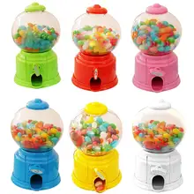 Lovely Sweets Mini Candy Machine Bubble Gumball Dispenser Coin Bank Kids Toy Money Saving Box for