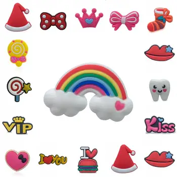 

Mix Style 50pcs Sweet Baby PVC shoe charms shoe accessories DIY shoe decoration for croc jibz kids favor kawaii cute X-mas gift