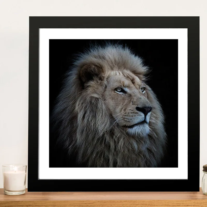 

Modern Canvas Animal Painting Lion Pictures Art Dropshipping Poster Prints Home Wall Decor Digital Printing Free Shipping