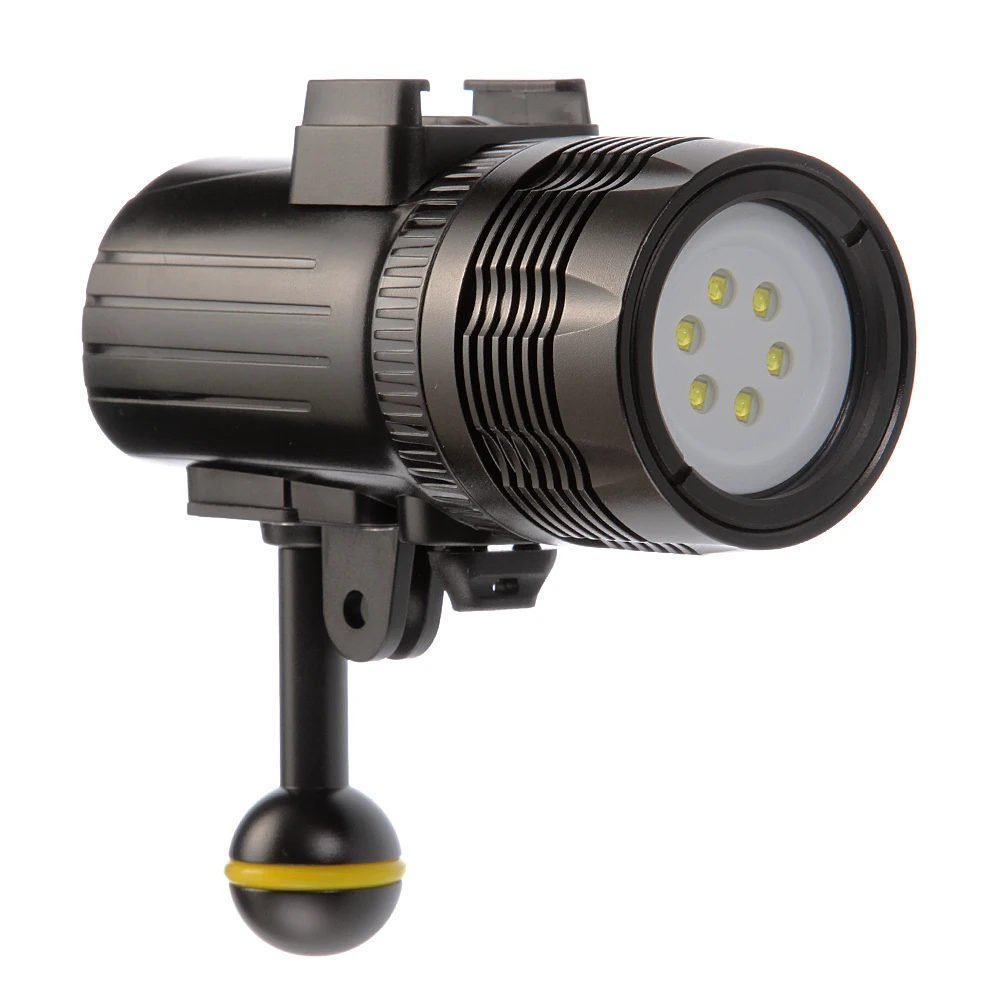 Водонепроницаемая перезаряжаемая Светодиодная лампа заполнить видео свет Дайвинг для GoPro Hero 6/5/5S/4/4S/3 подводный