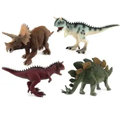 4 шт./компл. мир Юрского периода тиранозавр дракона динозавров Детские яйца игрушки Пластик коллекционные куклы интерьер цифры для детей