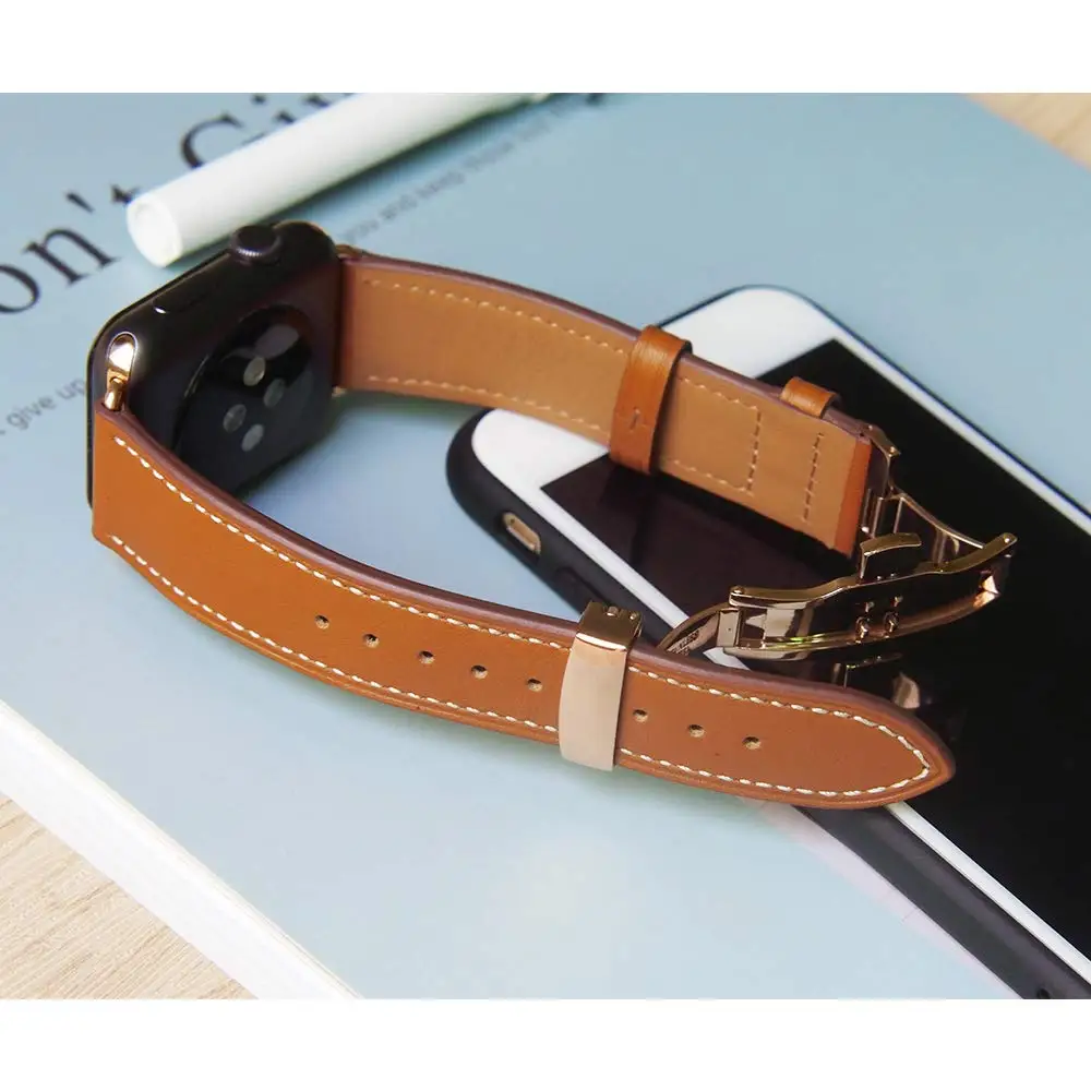 EIMO strap For Apple watch bands 42mm 38 mm iWatch 4 3 bands 44mm 40 mm correa Leather bracelet watchband for apple watch 4 3 21 EIMO strap For Apple watch bands 42mm 38 mm iWatch 4 3 bands 44mm 40 mm correa Leather bracelet watchband for apple watch 4 3 21