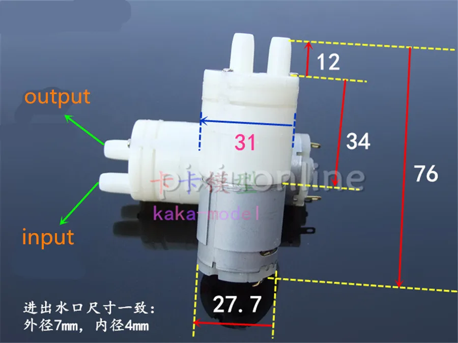 1 шт. K978 DC4-6V мощность 5-8 Вт 365 самовсасывающий насос DIY микронасос Запчасти Россия