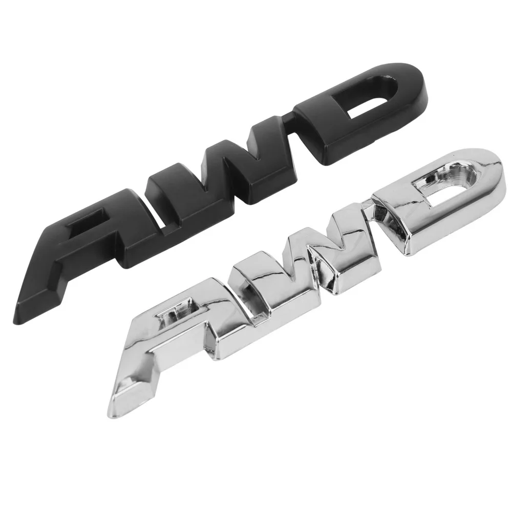 

AWD Logo All Wheel Drive 3D Metal Decal Car Tail Rear Side Windshield Fender Sticker Emblem Badge Reflective Car Sticker