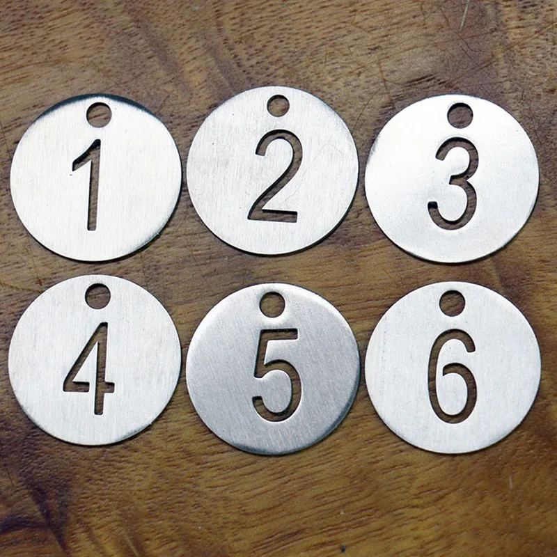 

Customized Number Tag number Key Chain Key Ring Keyring Tag Dog