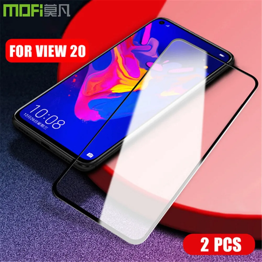

For Huawei Honor v20 Tempered Glass for Honor View 20 MOFi Film Glass Huawei view20 Full Cover Screen Protector Glass