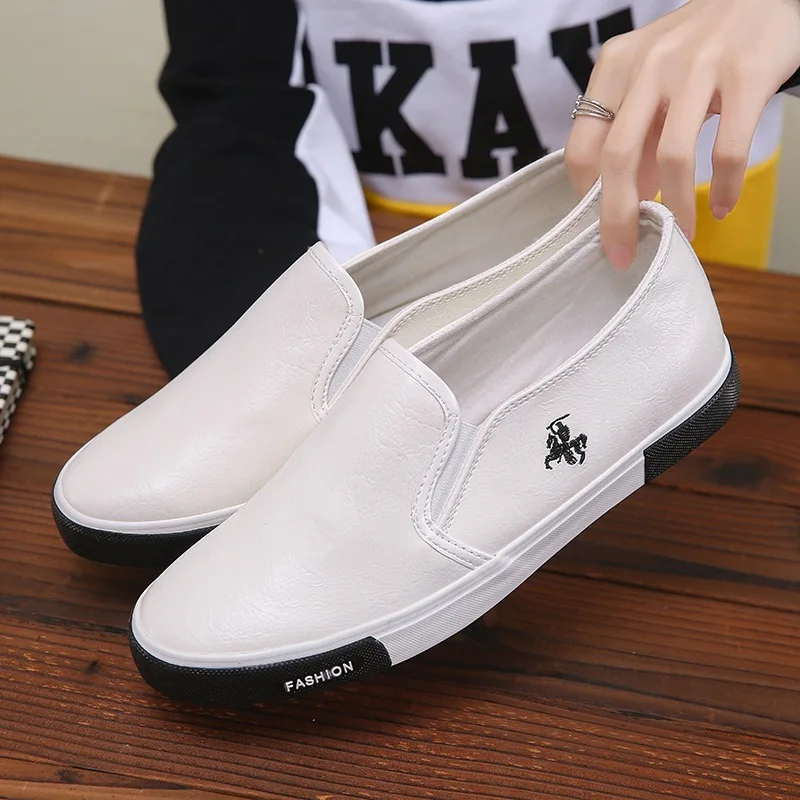 Men Casual Shoes Comfort Men Shoes True Sneakers Men Loafers Business Male Shoes Adult Office Leather Shoes Retro Men Footwear