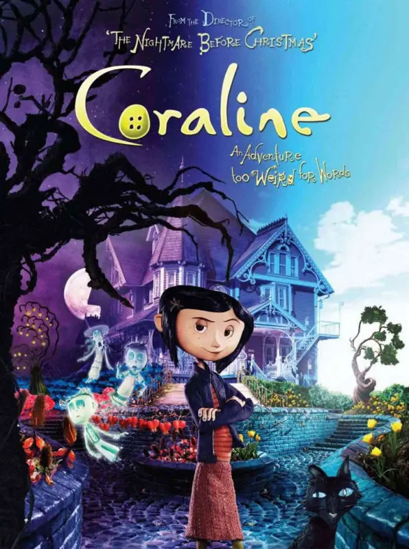 

Home Decor Coraline Movie-Silk Art Poster Wall Sicker Decoration Gift