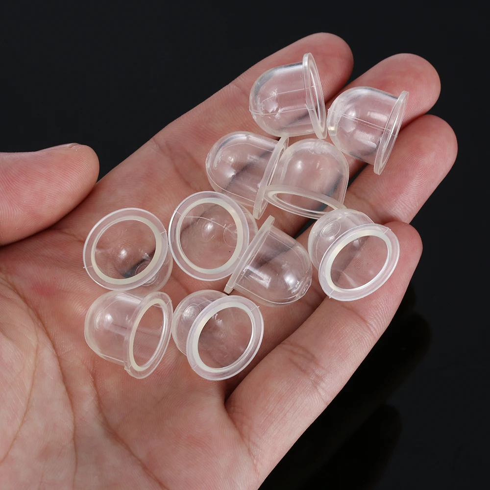 14-19mm 10pcs Fuel Pump Carburetor oil bubble Primer Bulb for Chainsaws Trimmer Brushcutter Clear tool