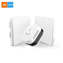 Xiaomi Умный домашний шлюз 3, aqara умный свет Управление ZiGBee/Wi-Fi Беспроводной ключ и настенный выключатель через смартфоне приложение Remote