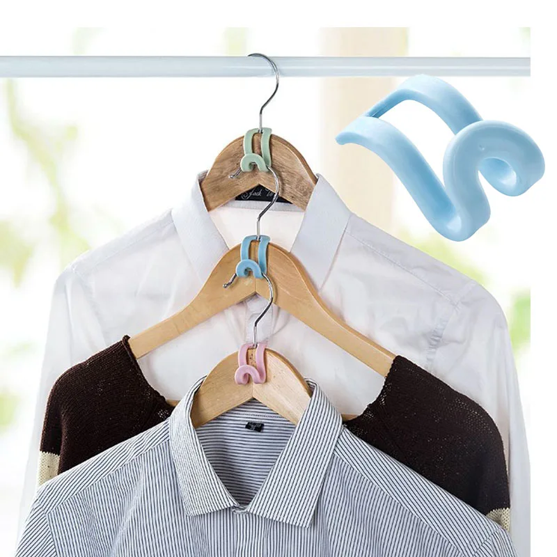

15Pcs Creative Mini Flocking Clothes Hanger Home Easy Hook Closet Organizer
