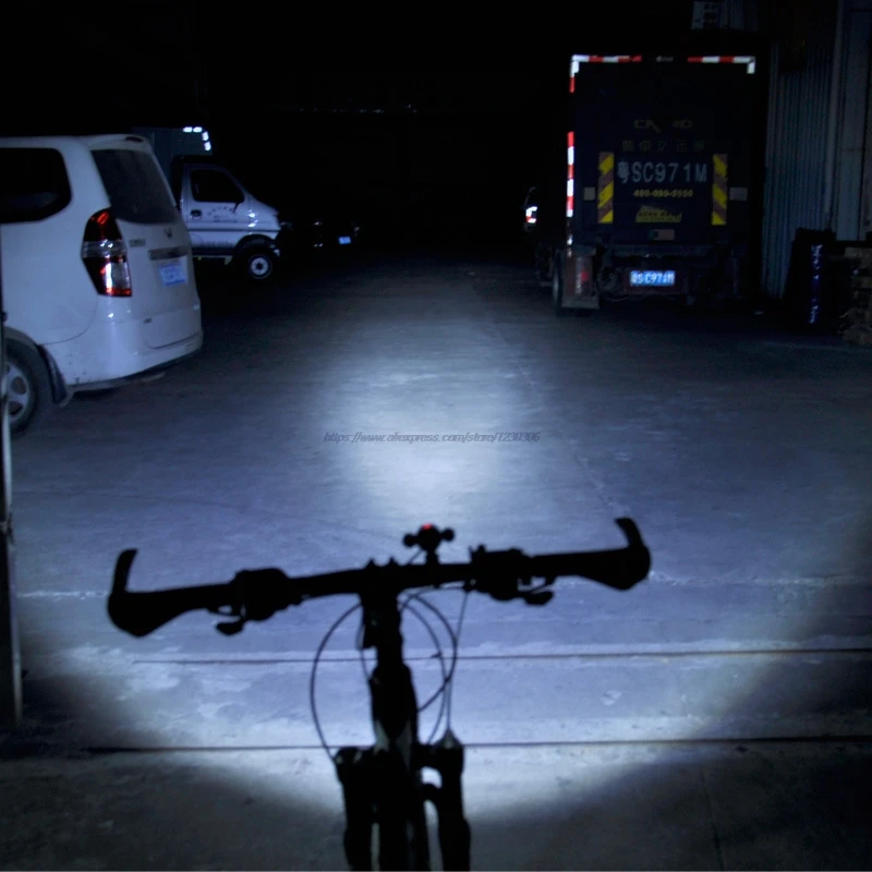 Excellent Walkfire Bicycle Light Bike Flashlight 4 Modes Cycling Front Light Headlight Lamp LED Lights Waterproof Bicycle Accessories 5