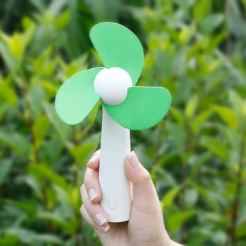 

Handheld Portable Battery Operated Cooling Mini Fan Electric Personal Fans for Home and Travel Green