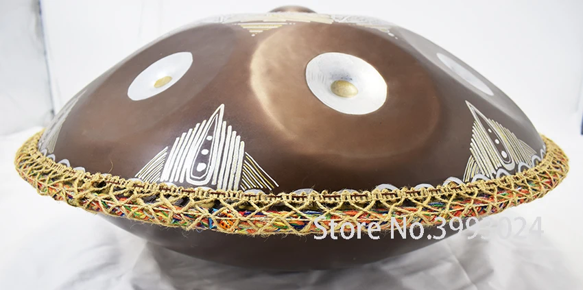 يدوية الصنع اللوحة شنق طبل HandPan 56 سنتيمتر HandDrum 9 الملاحظات المتناثرة الموسيقية أداة تانكا جيد هدية