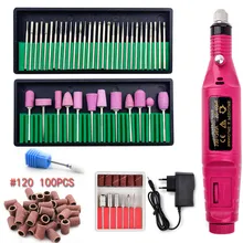 Professional Manicure Machine Set Electric Nail Drill Bits Manicure Pedicure Nail Drill Machine Gel Polish Remover Ceramic Tools 1set nail drill bits set nail art polish manicure pedicure machine nail brushes gel nails polish remover makeup tool kit eu plug