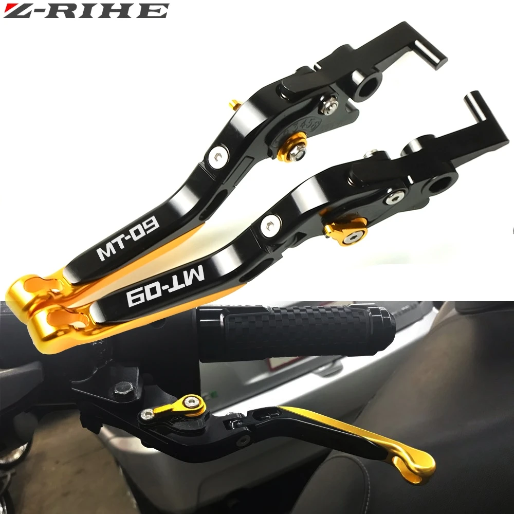 Adustable Foldable Extendable Brake Clutch Levers For YAMAHA MT09 MT 09